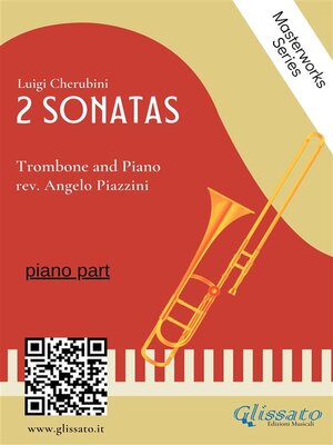 cover image of (piano part) 2 Sonatas by Cherubini--Trombone and Piano